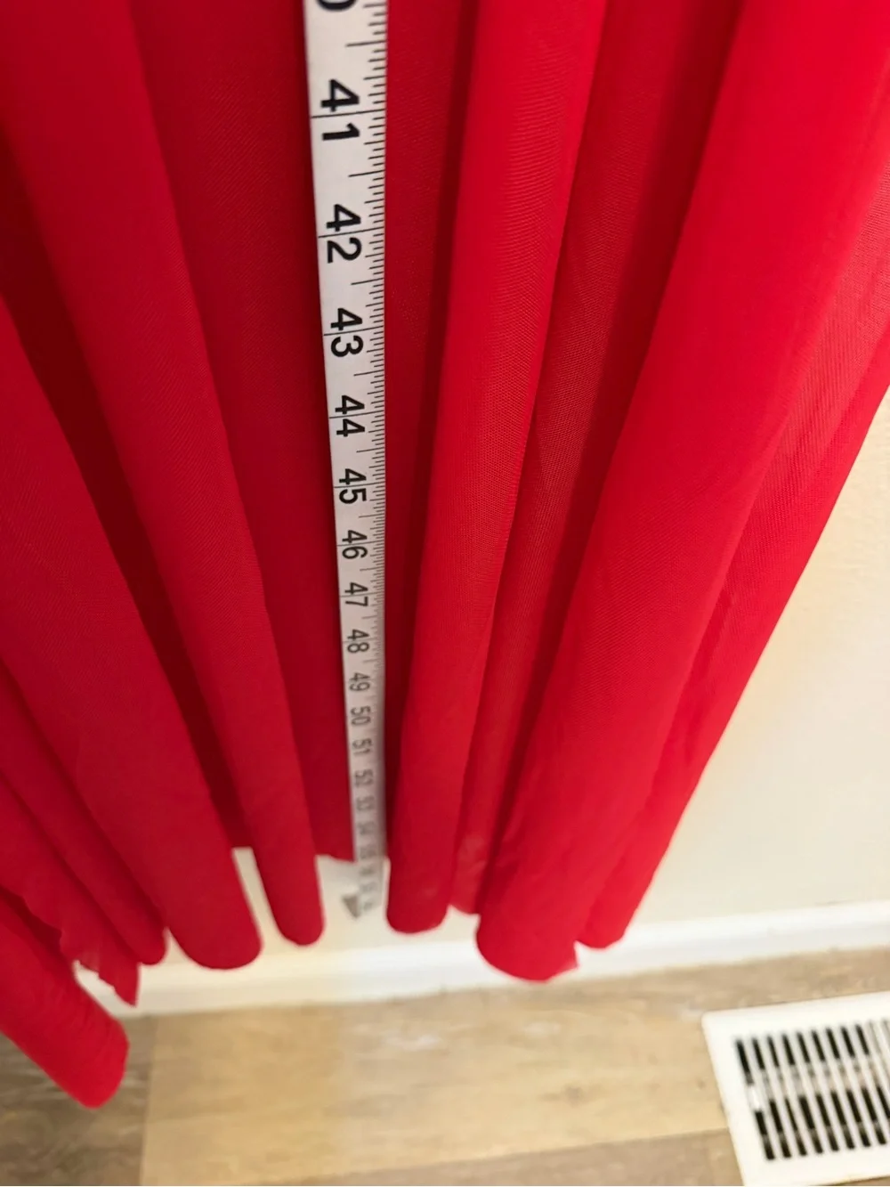 Weissman costume maxi dress red lyrical D12409 Take You Dancing lyrical LA adult